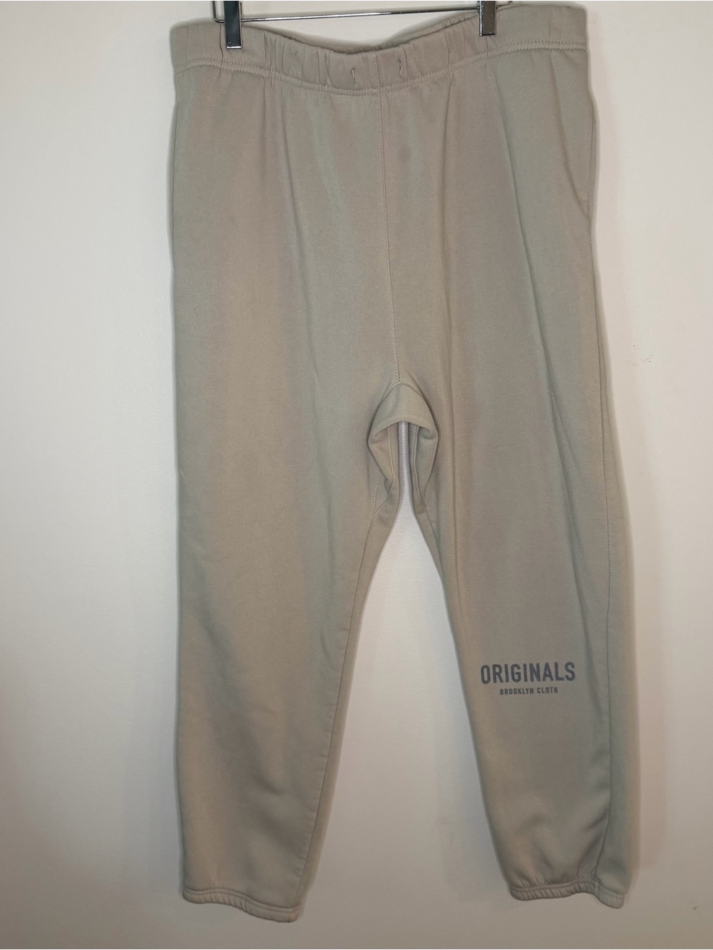 Originals brooklyn cloth men Beige Sweatpants, XL